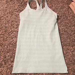 Lululemon mint green tank